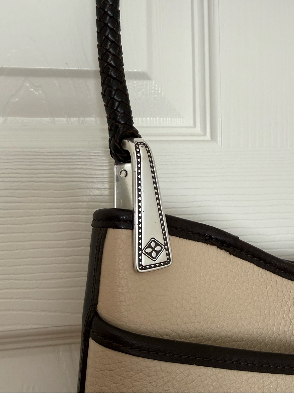 The Brighton Collection Beige and Black Women’s Shoulder Bag - Classic - Picture 4 of 9